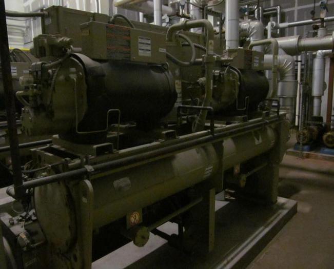 Used 90 TON TRANE INDOOR CHILLER – WATER COOLED (#9812)