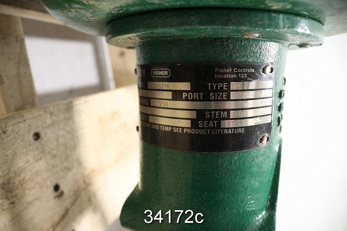 Used Fisher ED 1.5" Steam Valve #34172