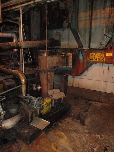 Used #2 CC WASHER, 2 DRUM UNIT LOCATED AT TOP FLOOR