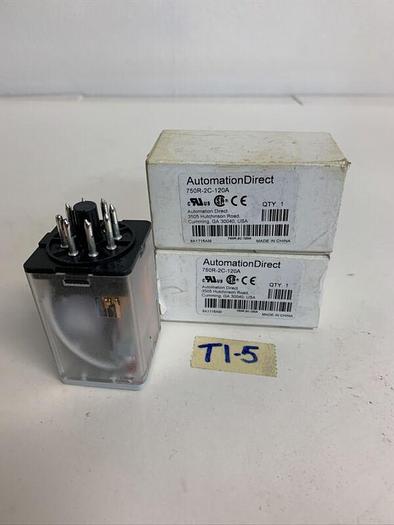 New Automation Direct 750R-2C-120A Control Relay (Lot Of 2) Fast Shipping!