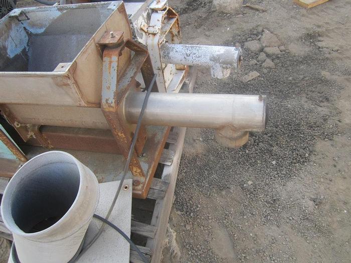 Used Feeder, Screw, 4-1/2" x 18", S/st, 3/4 HP, Hopper #S739607