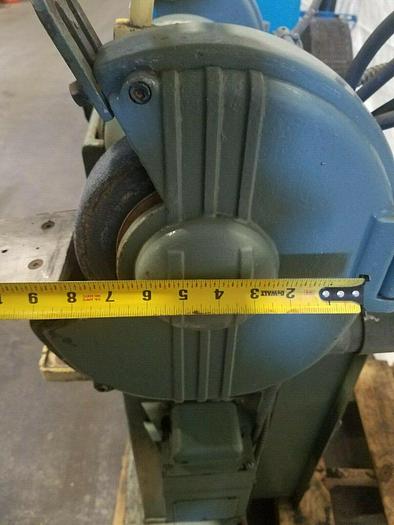 Used Hammond Pedestal Grinder with Built In Dust Collect Model ND-10 Double 8" Wheels