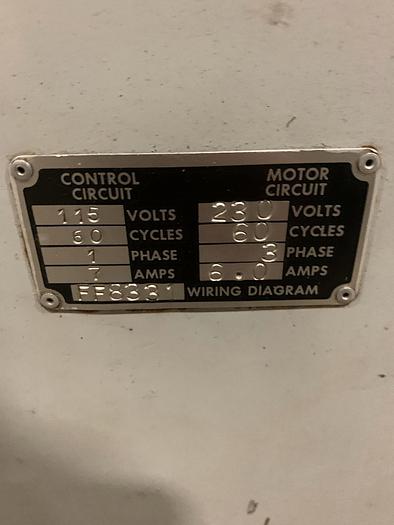 Used USM HYDRAULIC MODEL B CLICKER PRESS 15 TON DIE CUTTER