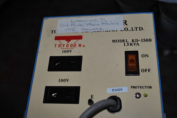 Used toyaden vacuum pump 100V  1.5KVA  shinku kiko diaphram valve  kd-500 : da-60D