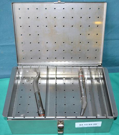 Used Stryker Microtome 142 and 143 Handpieces with 277-2 Microhose & Case