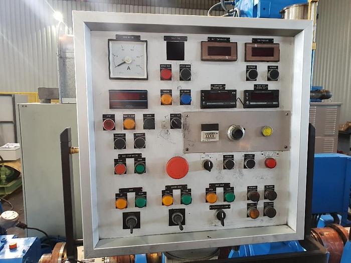 Used 1990 Pomini Farrel VIC1.8-PX1.6 Tandem Lab mixer