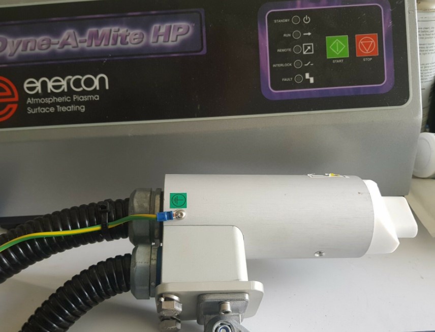 Used DYNE-A-MITE HP CE PLASMA TREATING BY ENERCON INDUSTRIES LTD