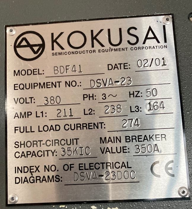 Used 2001 Bruce BTI BDF-41