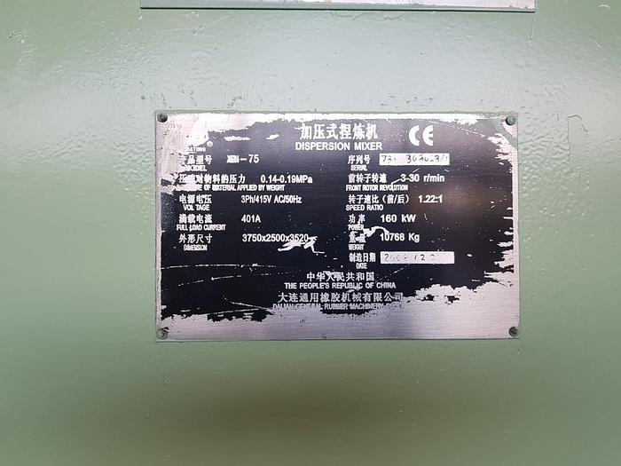 Used 2008  Datong dispersion kneader XSN-75