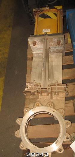 Used Rovalve-10" Air Operated Knife Gate Valve #28243