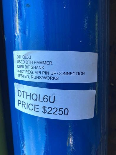 Used QL50 DTH Hammer - DTHQL6U