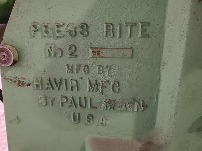 Used Havir Press Rite No 2