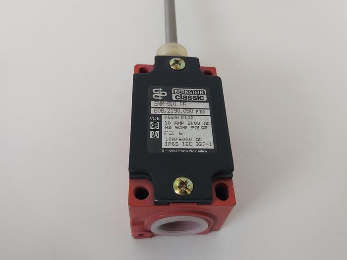 3 Stück Endschalter mit Federstabkopf, ENM-SU1 FF, Bernstein, neuwertig