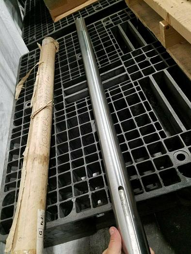 Used Stainless Steel Motor Drive Shaft with keyways 2-1/4" Dia. x 45"