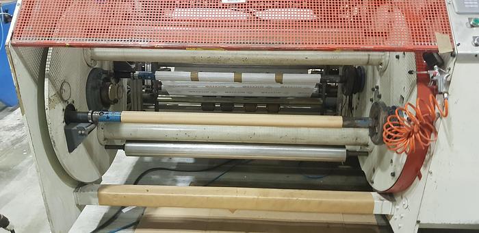 Used 1998 MONDON Automatic slitter rewinder with 2 col. flexo (for paper reels)