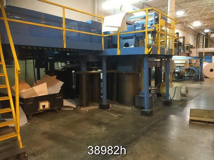 Used Jagenberg  SYNSTAR-E 1996 Dual Rotary Knife Sheeter, 65" Sheet Width #38982