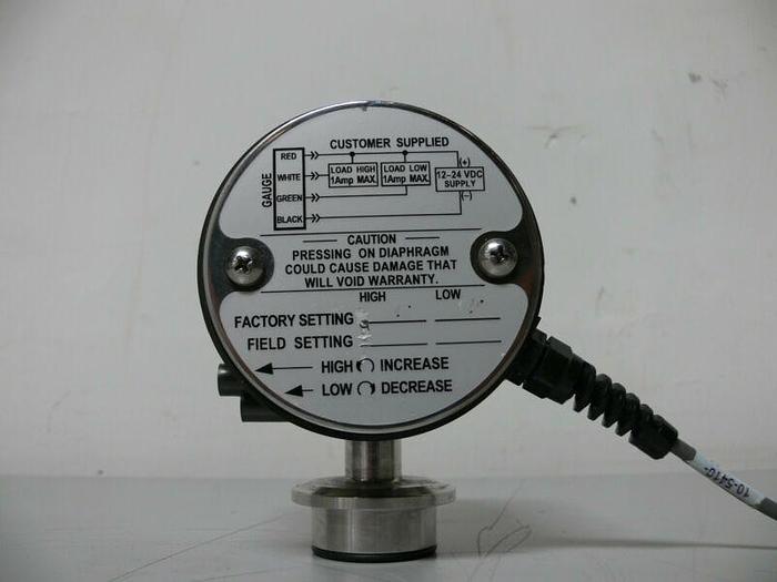 Used Anderson EB071011231023 Pharmaceutical Series Pressure Gauge 0-100 PSI 90mm