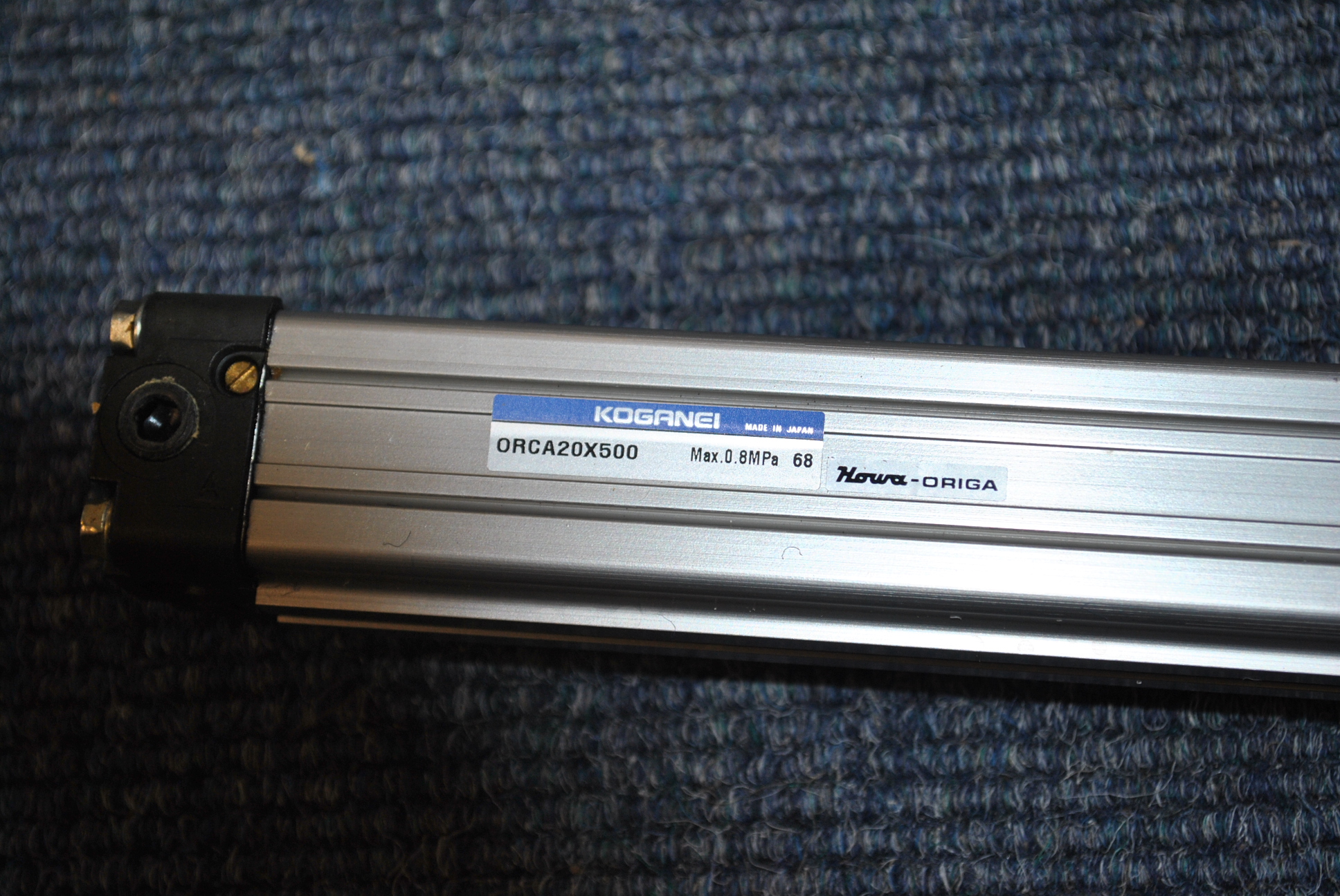 Used Koganei orca20x500 cylinder actuator