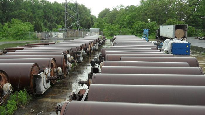 Used 60" DIA X 162" FACE (1524MM X 4.11M) BLACK CLAWSON, 125 PSI (98) DRYER CAN