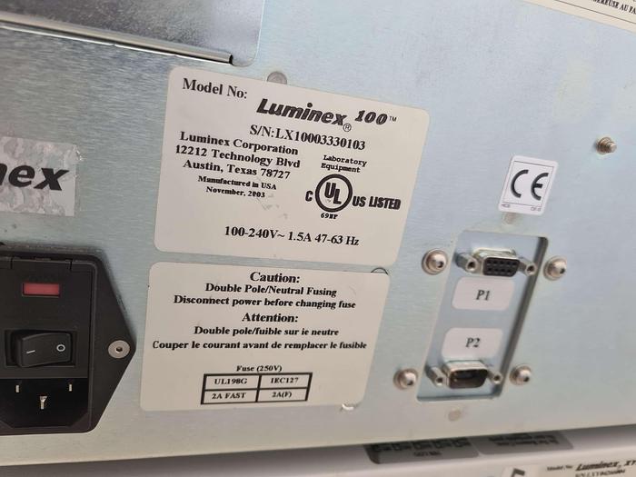 Used Bio-Rad Luminex 100 Liquid Array Multiplexing System