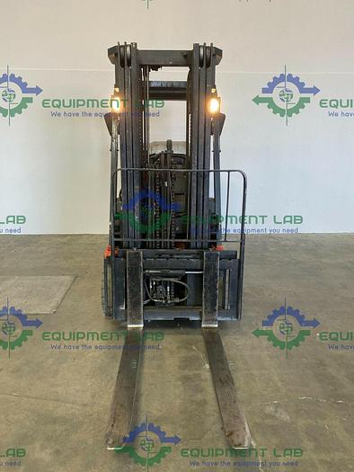 Used 2002 Toyota 7FGCU30 Forklift 5100 LB Capacity 187" Max Height 3-Stage Mast 4800 Hours