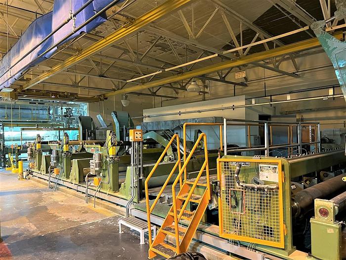 Used TOSCHI - TOSOTEC 4000-3S 134" (3400MM) TWO DRUM SLITTER REWINDER