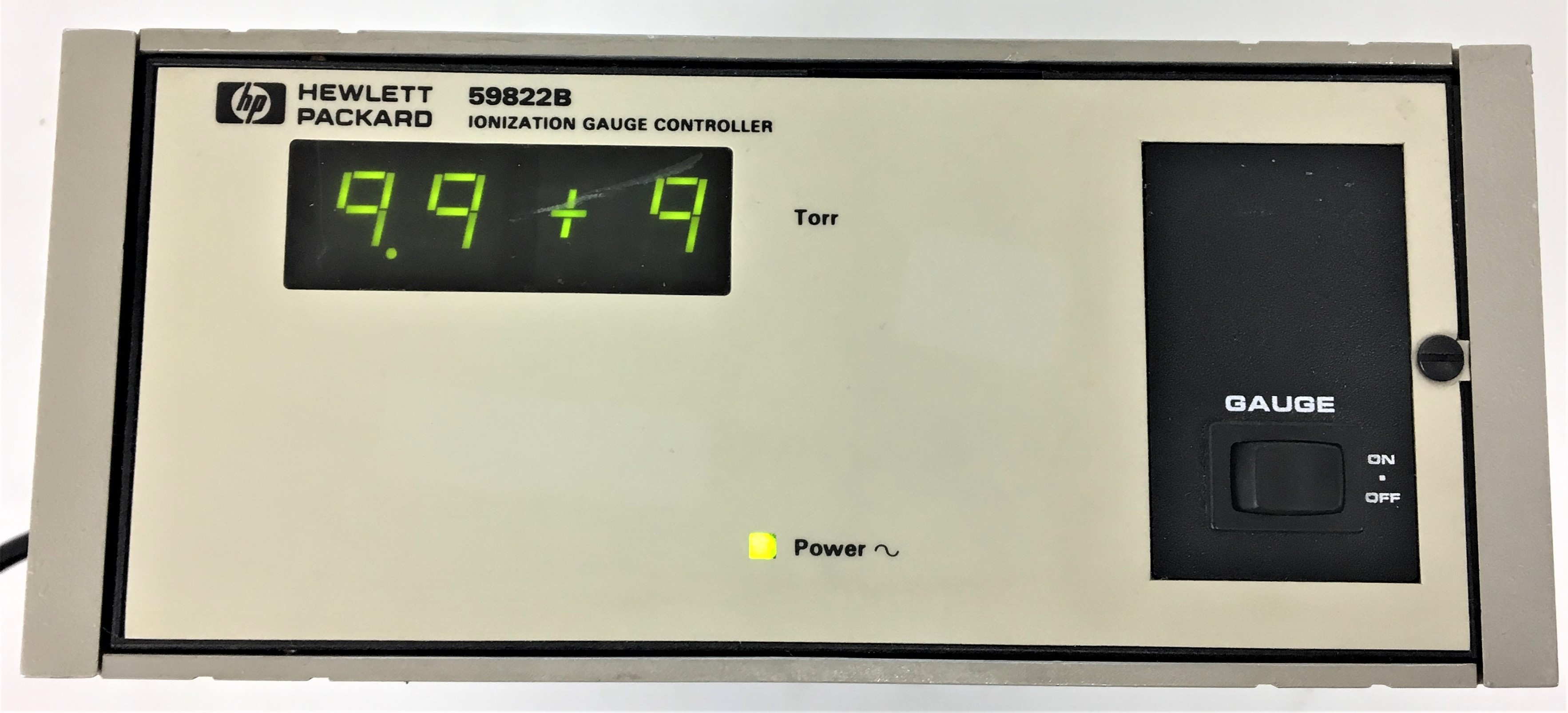 Used Hewlett Packard 59822B Ionization Gauge Controller