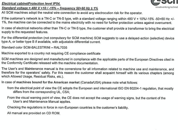 Used Ballestrini Pico MD2 CNC Tenoner and Mortiser Machine