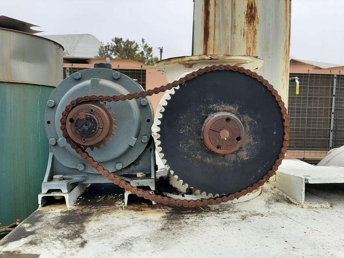 Used Valve, Rotary, Airlock, 10", C/st, 2 HP, Prater #S744865