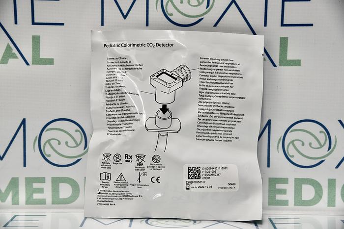 COVIDIEN PEDICAP 6 Colorimetric CO2 Detector, 6/BX