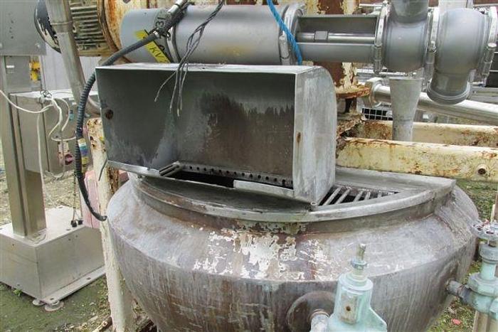 Used 100 Litre Stainless Steel Steam Jacketed Tank