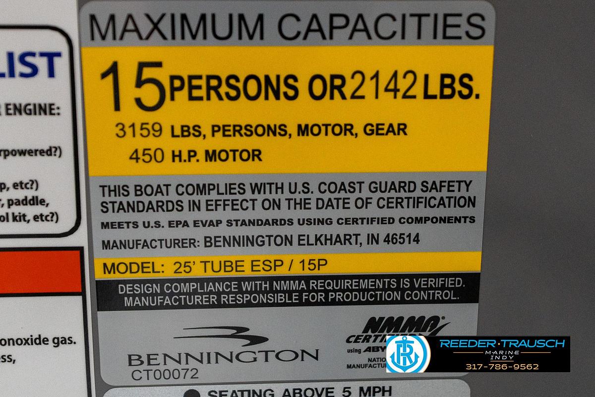 2025 Bennington 25 QSBW