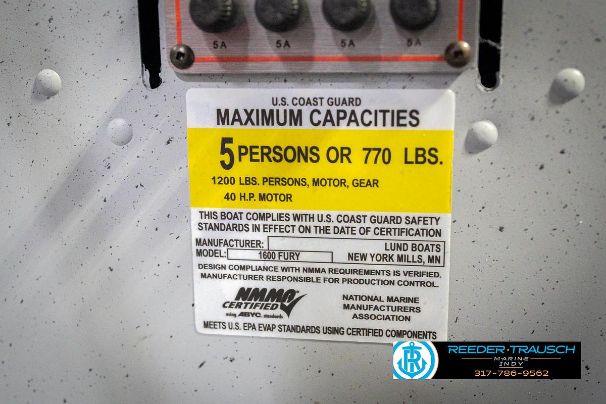 2026 Lund 1600 Fury Tiller