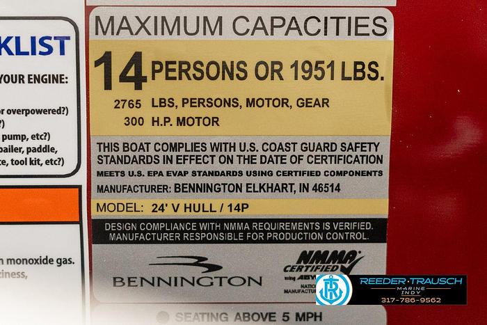 2025 Bennington 25 LTFB