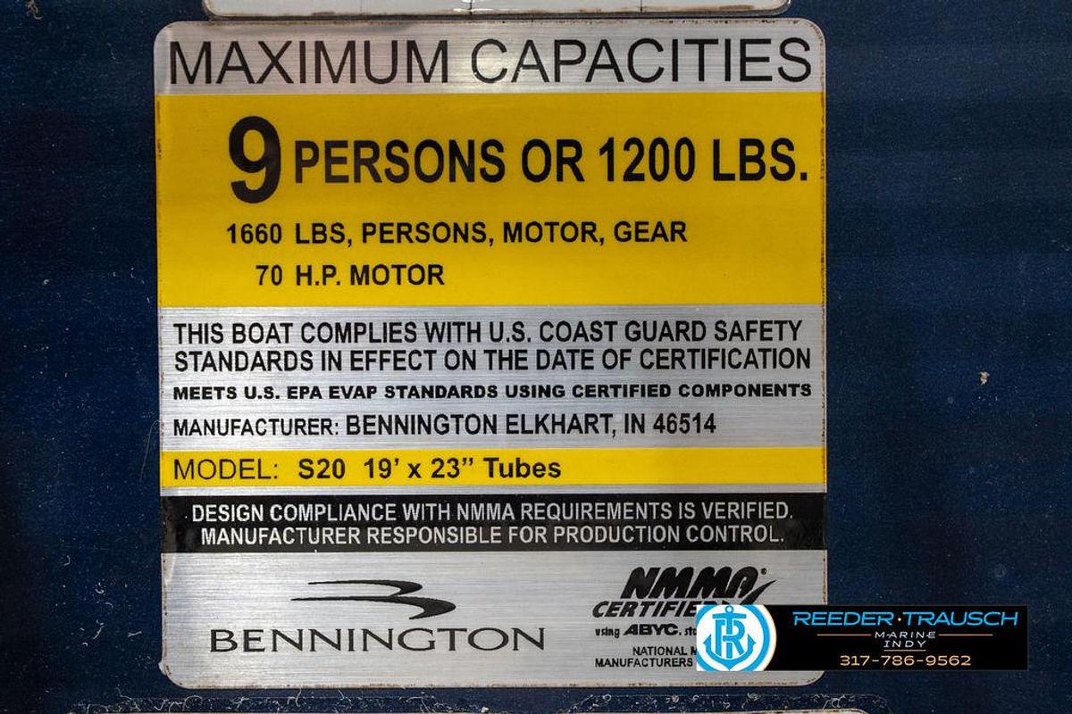 Used 2011 Bennington 20 SFI