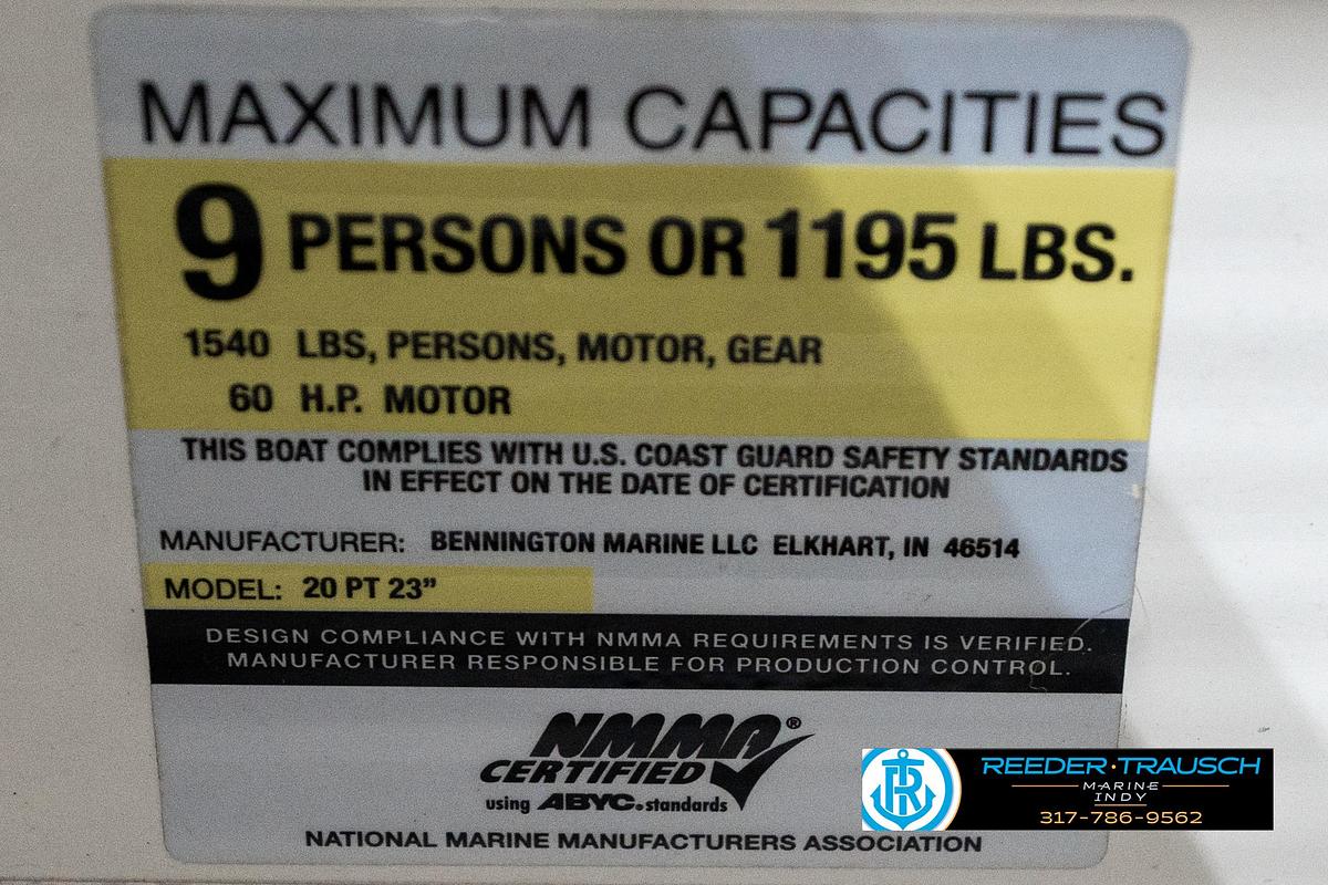 Used 2007 Bennington 2050 RL