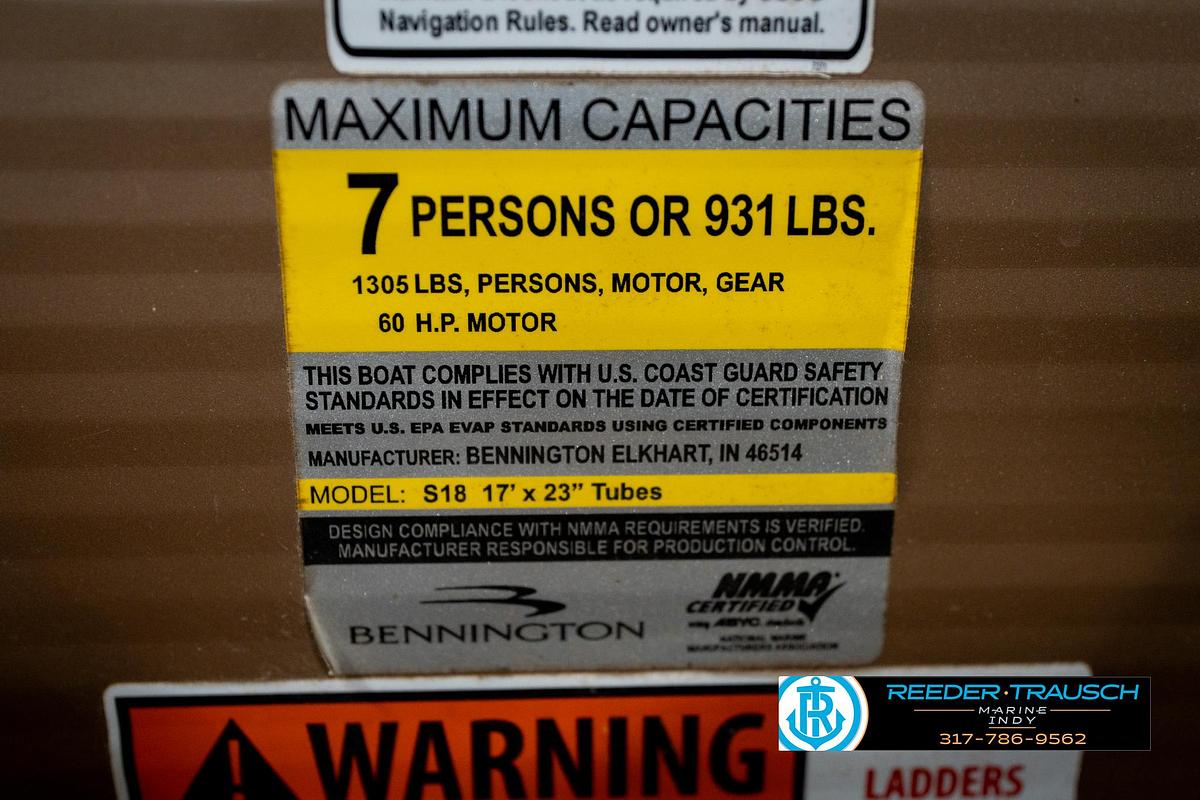 Used 2017 Bennington 18 SLX