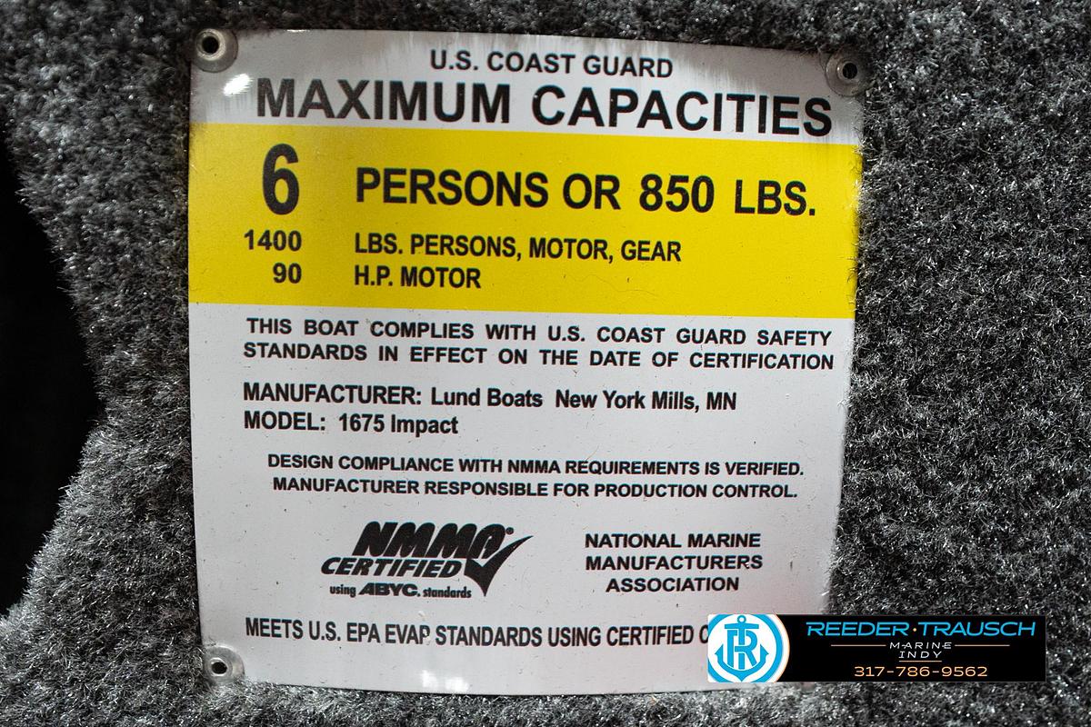 Used 2017 Lund 1675 Impact