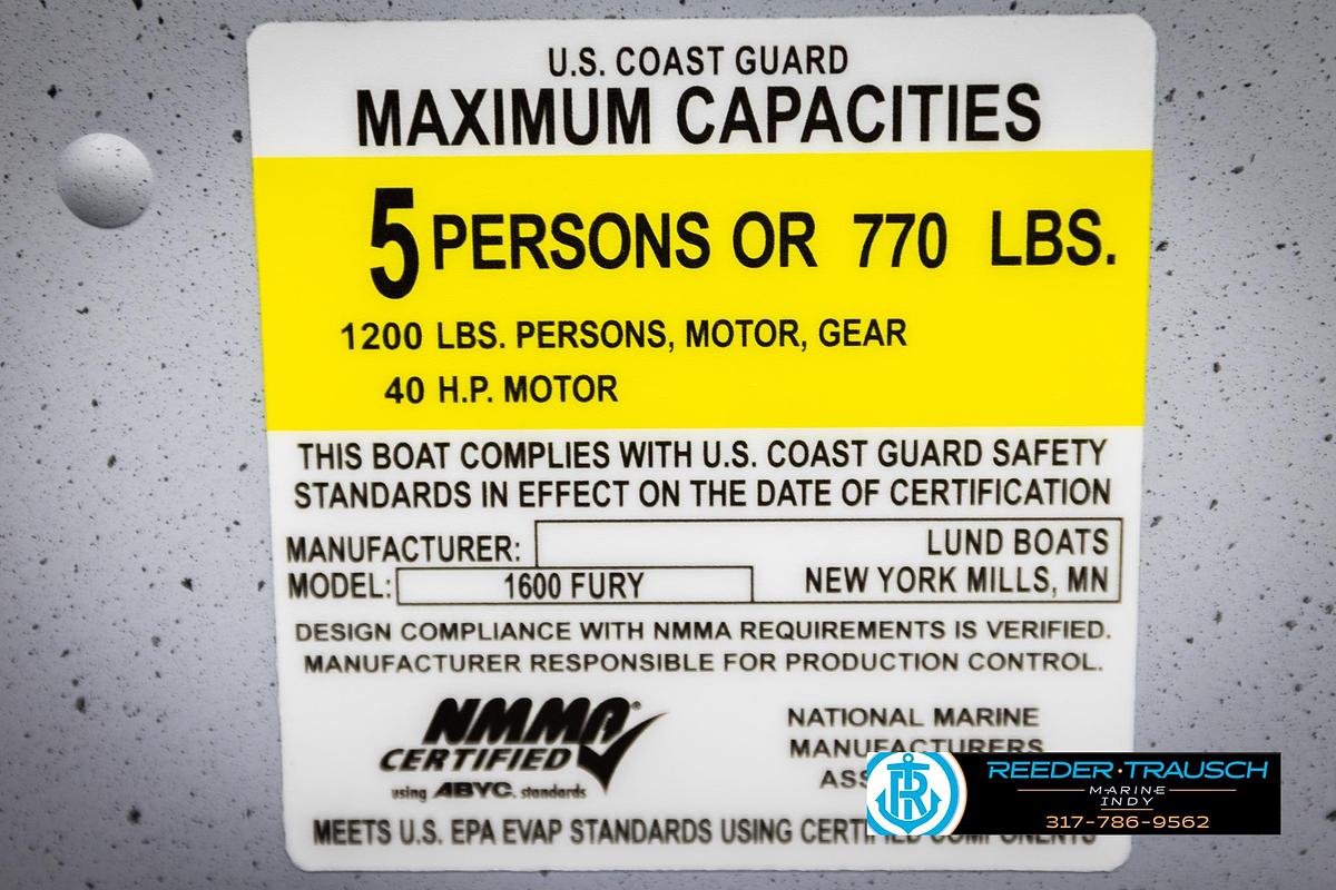 2026 Lund 1600 Fury Tiller