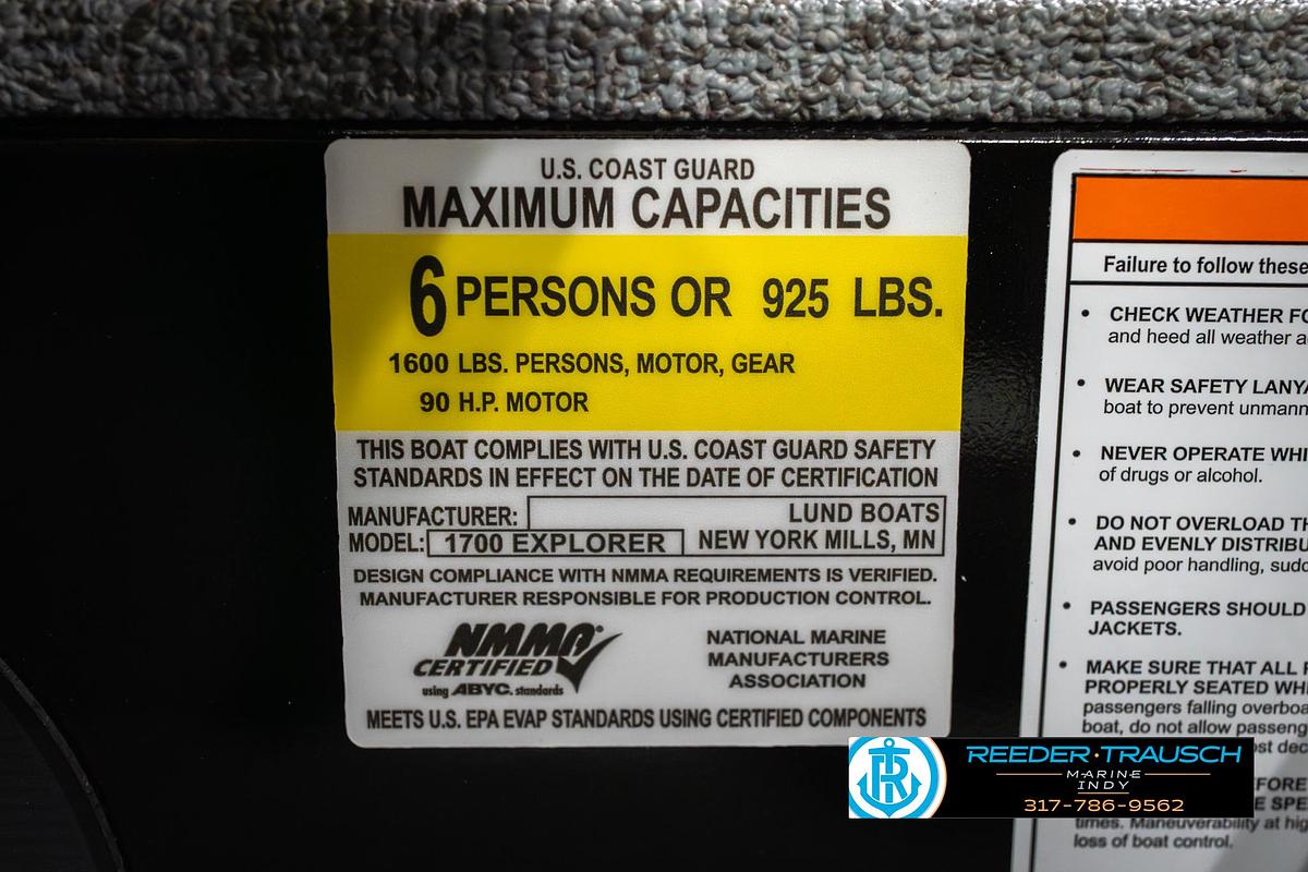 2026 Lund 1700 Explorer Side