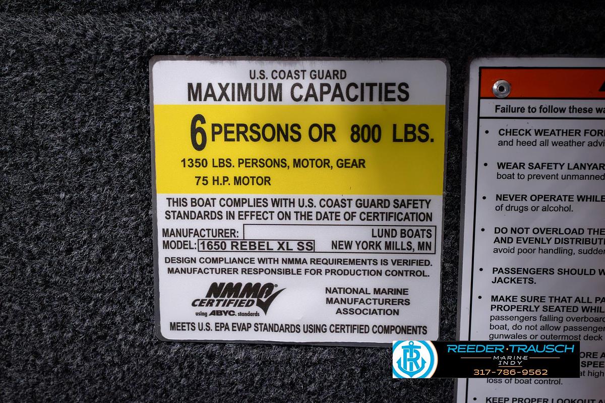 2026 Lund 1650 Rebel XS SS