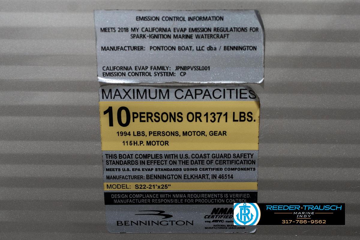 Used 2018 Bennington SSRX