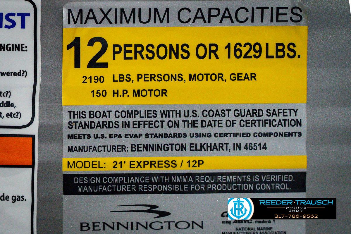 Used 2023 Bennington 22 SXSAPG