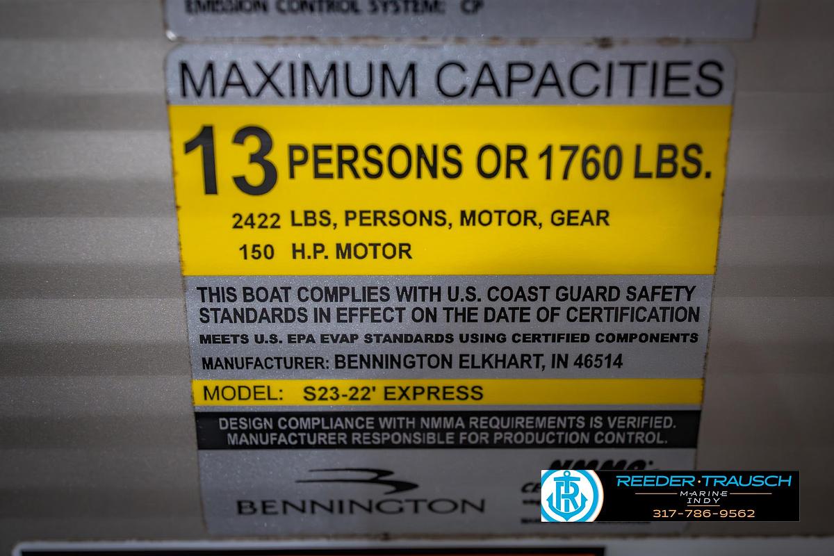 Used 2018 Bennington 23SSRX