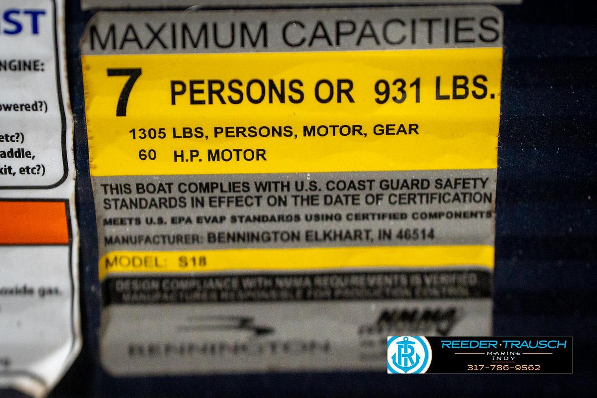 Used 2019 Bennington 18 SLV