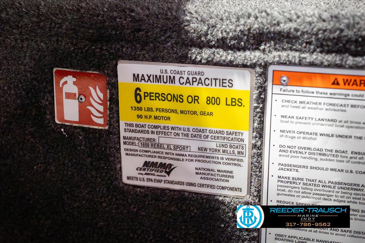 2026 Lund 1650 Rebel XL Sport SE