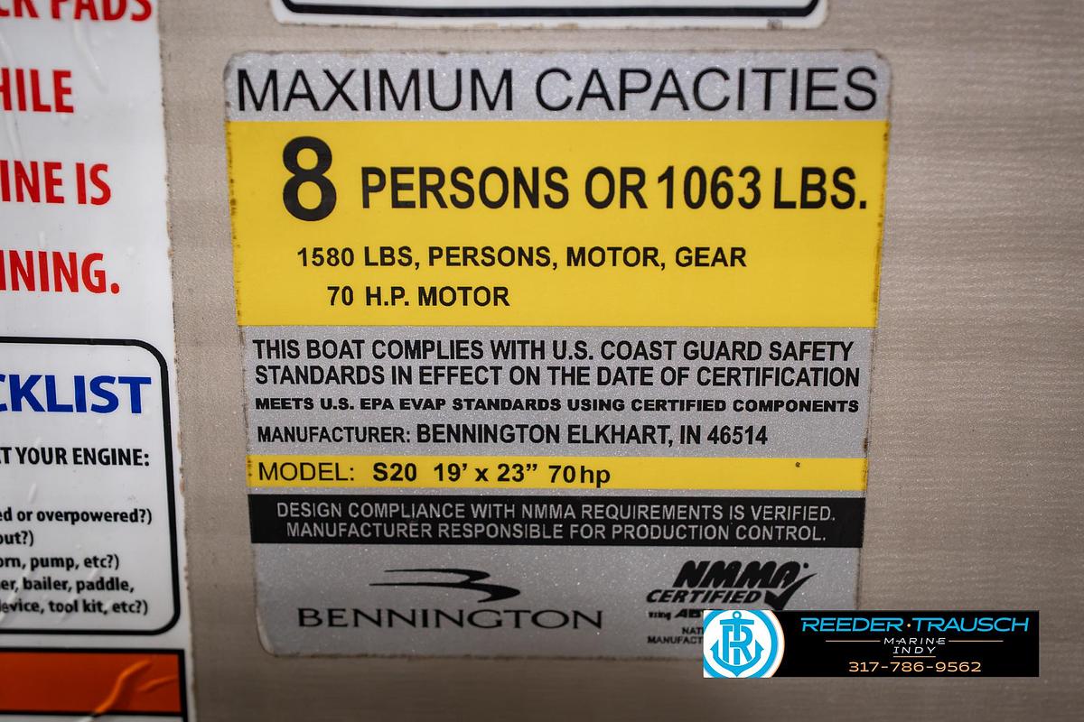 Used 2016 Bennington 20 SSX