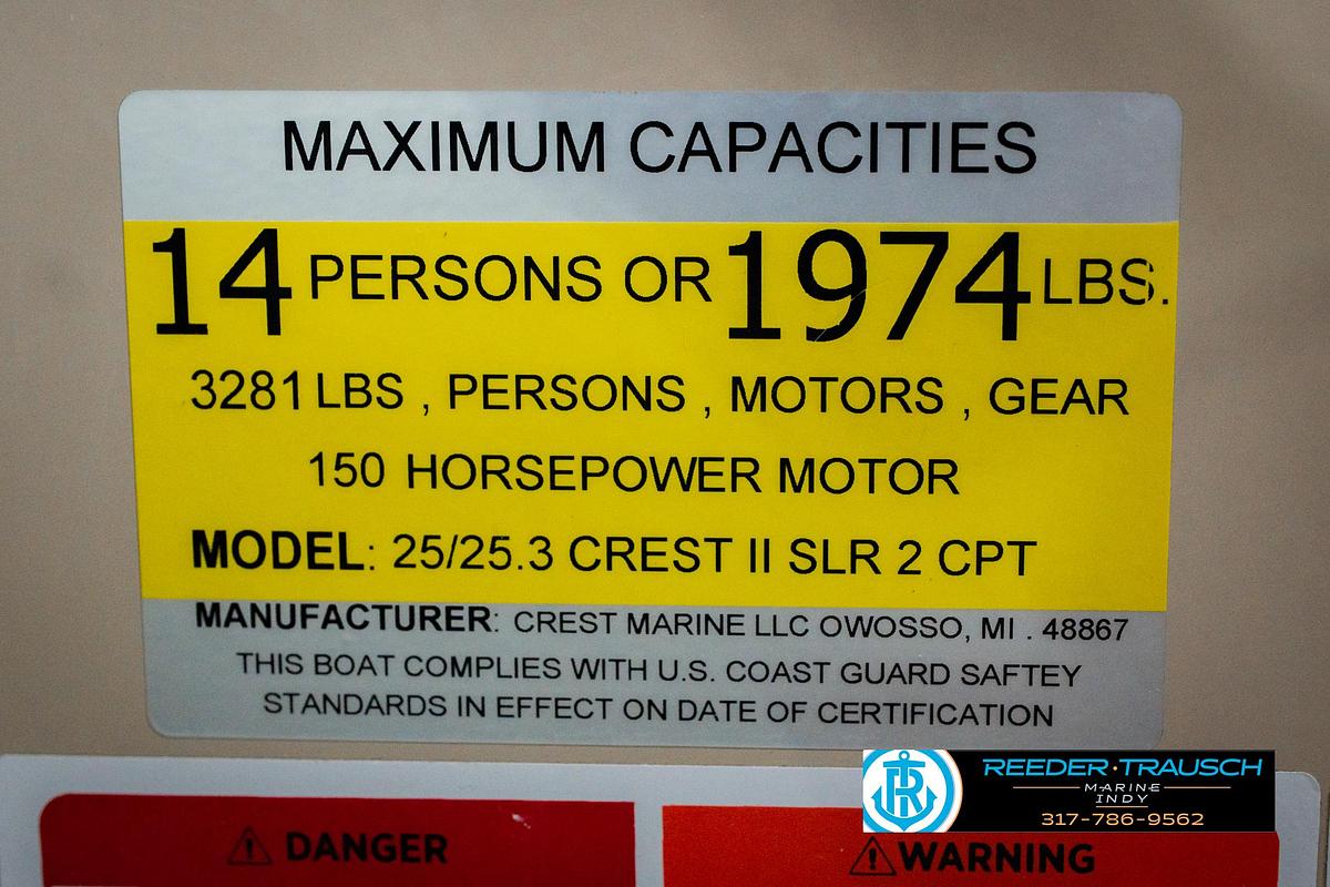Used 2016 Crest 250 SLR2