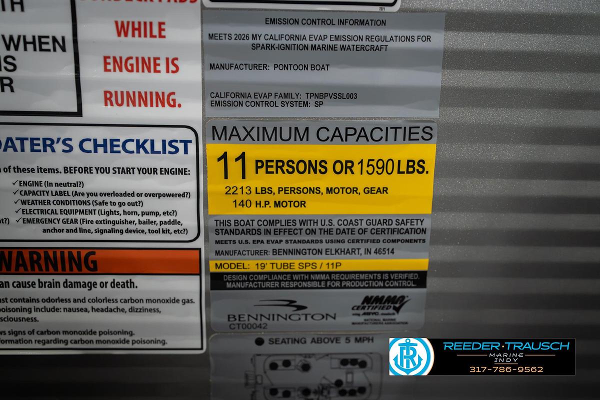 2026 Bennington 20 SSR