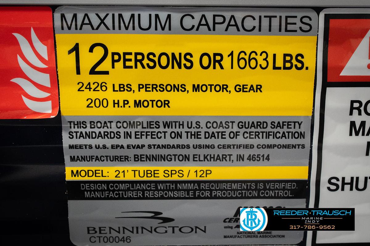 2026 Bennington 21 SFC